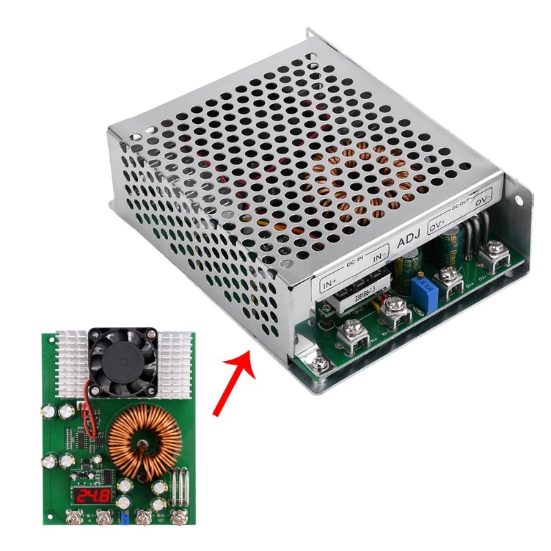 Step Down Dc Power Supply Module 1000W - Convertitore DC-DC Buck da 1000W 50A,